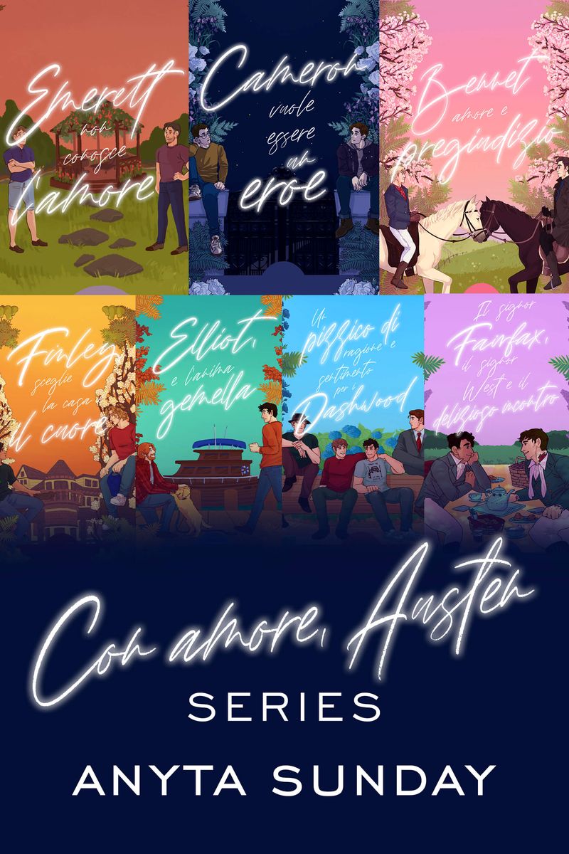 Copertina del box set Con Amore, Austen 1 - 6