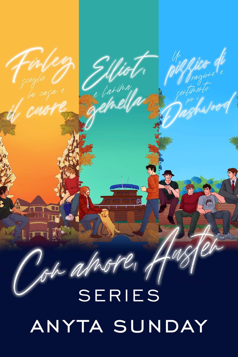 Copertina del box set Con Amore, Austen 4 - 6
